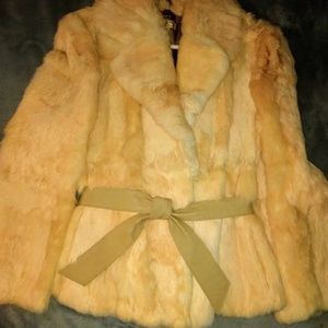 Vintage Rabbit Fur Coat